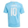 Camiseta de fútbol Bélgica Lukaku 10 Niño 2ª equipación Euro 2024